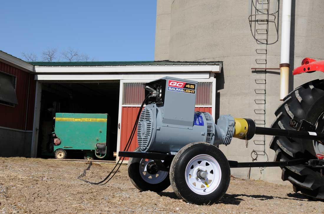 Générateur entraîné par tracteur Baumalight 45kw